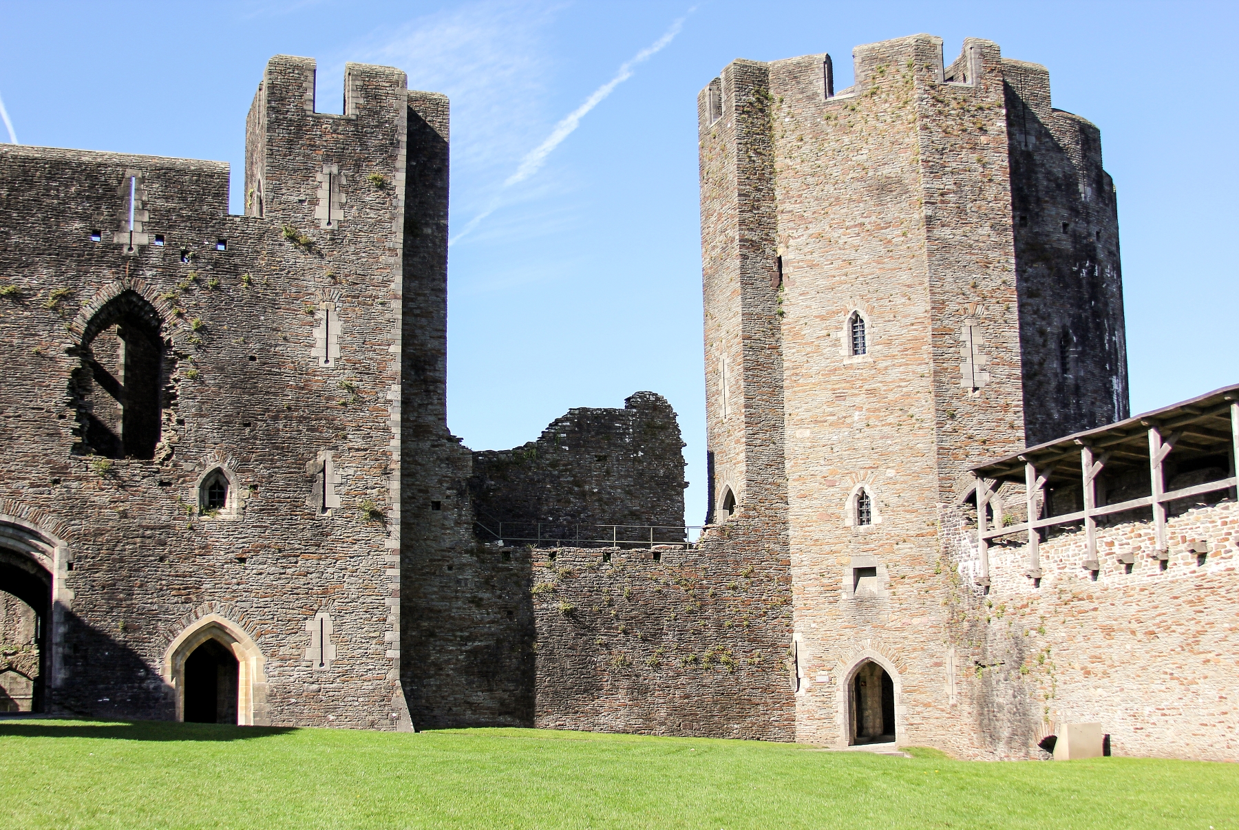 Caerphilly Castle, Caerphilly, Wales